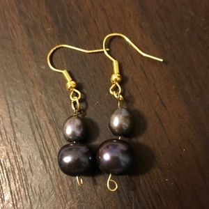 Double Pearl earrings